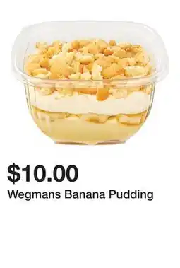 Wegmans Wegmans Banana Pudding offer