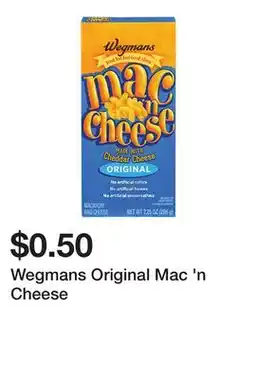 Wegmans Wegmans Original Mac 'n Cheese offer