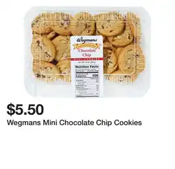 Wegmans Wegmans Mini Chocolate Chip Cookies offer