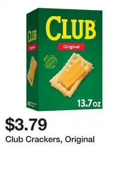 Wegmans Club Crackers, Original offer