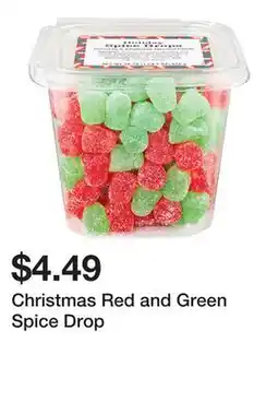 Wegmans Christmas Red and Green Spice Drop offer