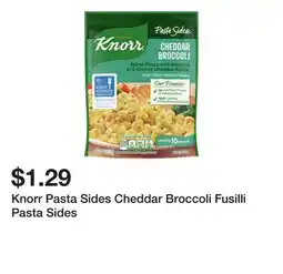 Wegmans Knorr Pasta Sides Cheddar Broccoli Fusilli Pasta Sides offer