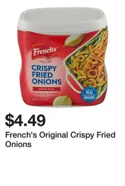 Wegmans French's Original Crispy Fried Onions offer