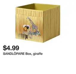 Ikea SANDLÖPARE Box, giraffe offer