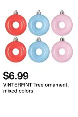Ikea VINTERFINT Tree ornament, mixed colors offer