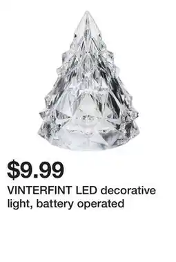 Ikea VINTERFINT LED decorative light, battery operated offer
