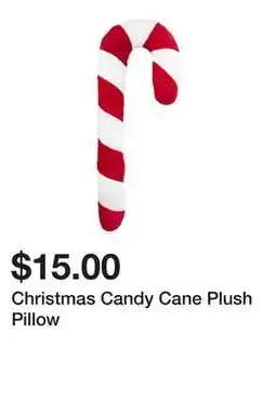 Five Below Christmas Candy Cane Plush Pillow offer