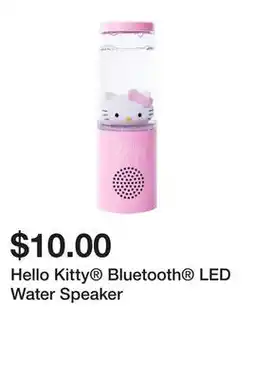 Five Below Hello Kitty Bluetooth LED Water Speaker offer