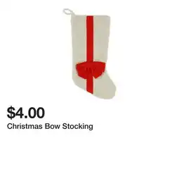 Five Below Christmas Bow Stocking offer
