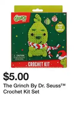 Five Below The Grinch By Dr. Seuss Crochet Kit Set offer