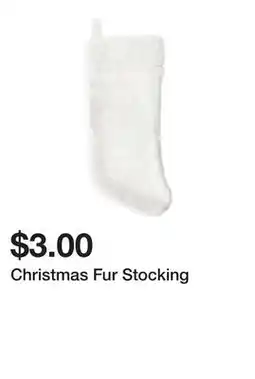 Five Below Christmas Fur Stocking offer
