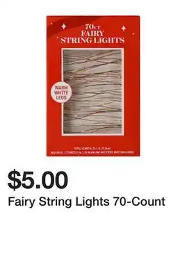Five Below Fairy String Lights 70-Count offer