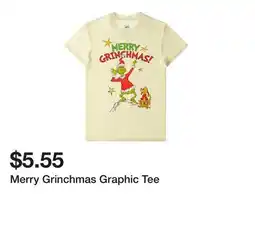 Five Below Merry Grinchmas Graphic Tee offer