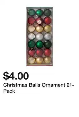 Five Below Christmas Balls Ornament 21-Pack offer