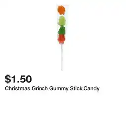 Five Below Christmas Grinch Gummy Stick Candy offer