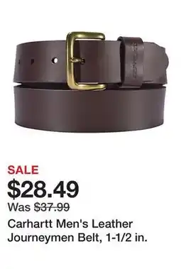 Tractor Supply Company Carhartt Men's Leather Journeymen Belt, 1-1/2 in offer