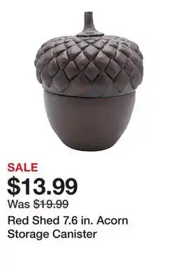 Tractor Supply Company Red Shed 7.6 in. Acorn Storage Canister offer