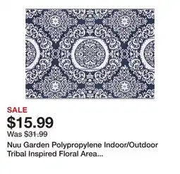 Tractor Supply Company Nuu Garden Polypropylene Indoor/Outdoor Tribal Inspired Floral Area Rug, 5.3 ft. x 7.3 ft offer