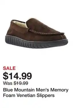 Tractor Supply Company Blue Mountain Men's Memory Foam Venetian Slippers offer