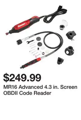 Harbor Freight Tools MR16 Advanced 4.3 in. Screen OBDII Code Reader offer