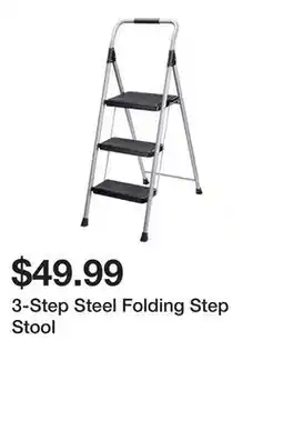 Harbor Freight Tools 3-Step Steel Folding Step Stool offer