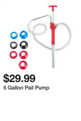 Harbor Freight Tools 5 Gallon Pail Pump offer