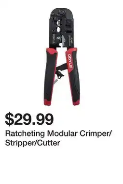 Harbor Freight Tools Ratcheting Modular Crimper/Stripper/Cutter offer