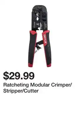 Harbor Freight Tools Ratcheting Modular Crimper/Stripper/Cutter offer