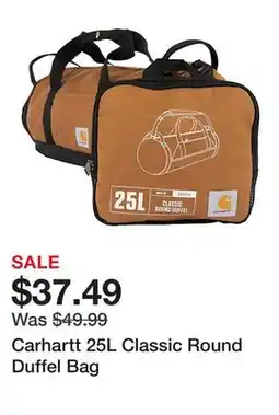 Tractor Supply Company Carhartt 25L Classic Round Duffel Bag offer