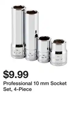 Harbor Freight Tools Professional 10 mm Socket Set, 4-Piece offer