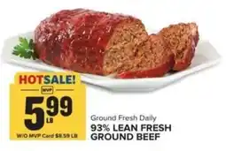 Food Lion 93% lean fresh ground beef offer
