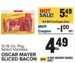 Food Lion Oscar mayer sliced bacon offer