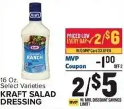 Food Lion Kraft salad dressing offer