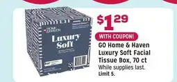 Grocery Outlet GO Home & Haven Luxury Soft Facial Tissue Box offer