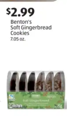 Aldi Benton's Soft Gingerbread Cookies offer