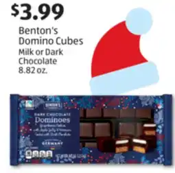 Aldi Benton's Domino Cubes offer