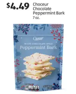 Aldi Choceur Chocolate Peppermint Bark offer