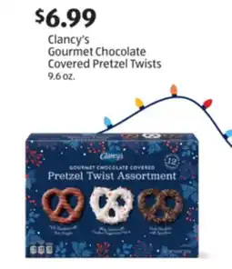 Aldi Clancy's Gourmet Chocolate Covered Pretzel Twists offer