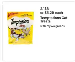 Walgreens Temptations Cat Treats offer