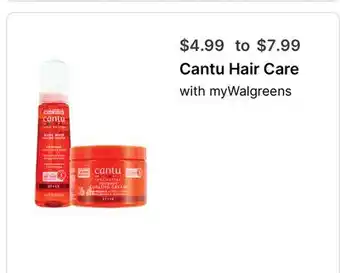 Walgreens Cantu Hair Care offer