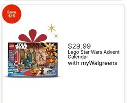 Walgreens Lego Star Wars Advent Calendar offer