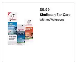 Walgreens Similasan Ear Care offer