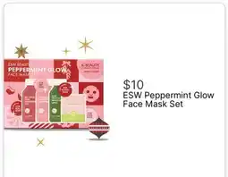Walgreens ESW Peppermint Glow Face Mask Set offer