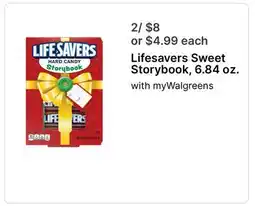 Walgreens Lifesavers Sweet Storybook offer