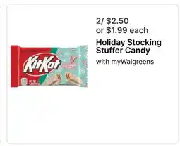 Walgreens Holiday Stocking Stuffer Candy offer
