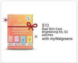 Walgreens Rael Skin Care Brightening Kit, 52 patches offer