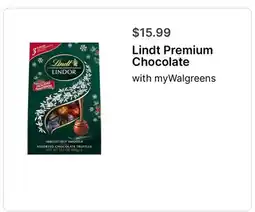 Walgreens Lindt Premium Chocolate offer