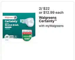Walgreens Walgreens Certainty offer