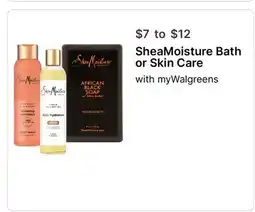 Walgreens SheaMoisture Bath or Skin Care offer