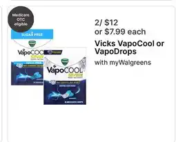 Walgreens Vicks VapoCool or VapoDrops offer
